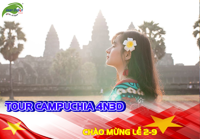 TOUR CAMPUCHIA: SIEMREAP - PHNOMPENH 4 NGÀY 3 ĐÊM